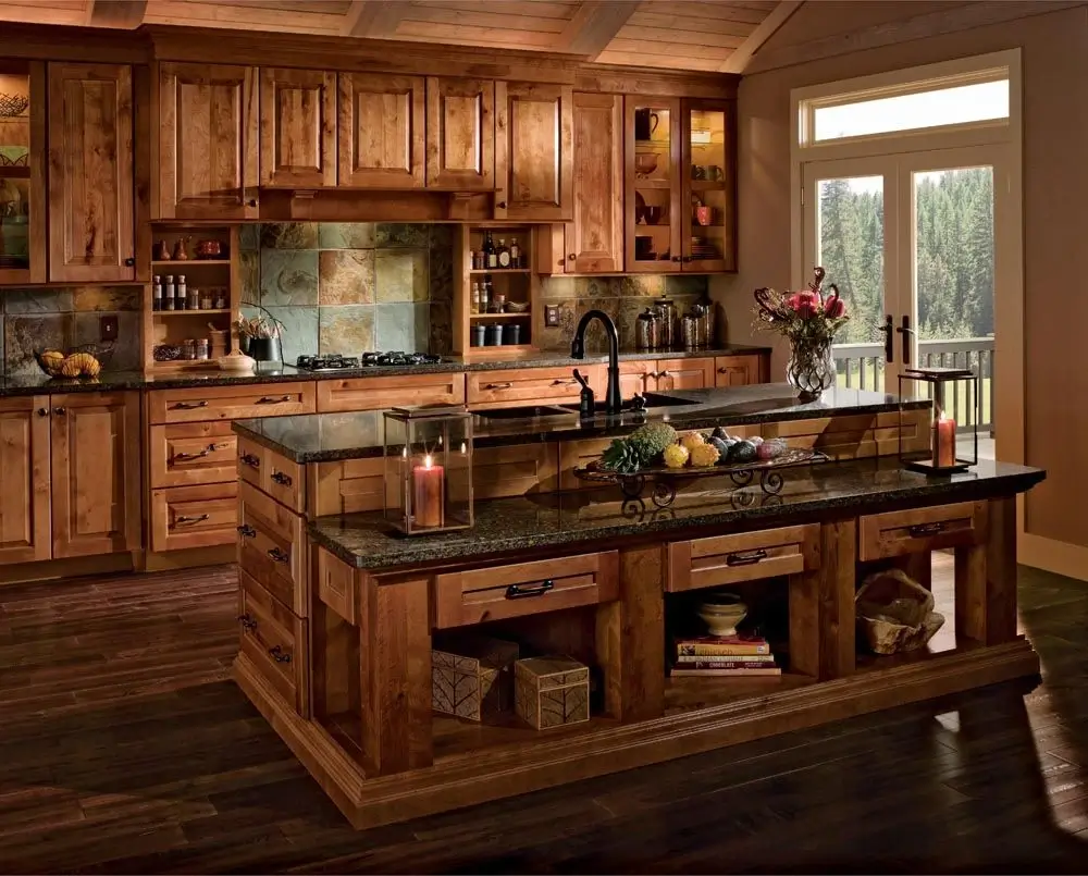 Rustic kitchen design