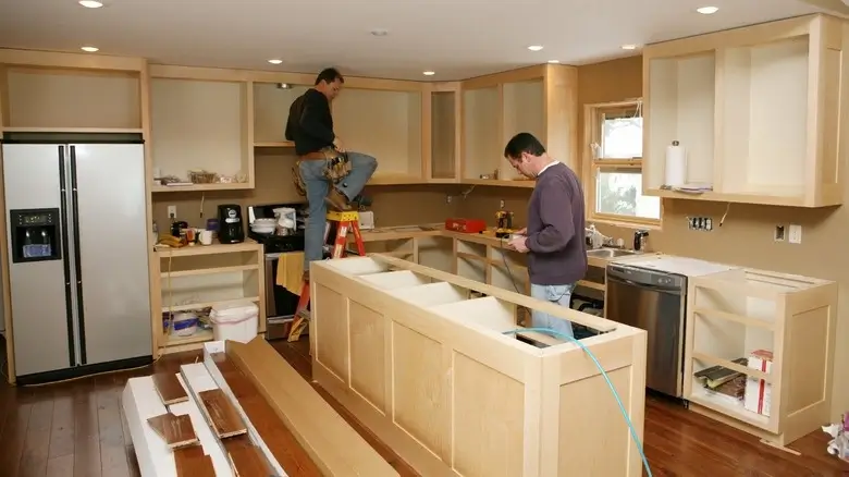 Precision kitchen installation